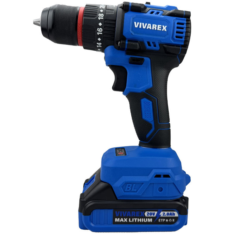 دریل شارژی ویوارکس چکشی موتور براشلس VR2010-BLX